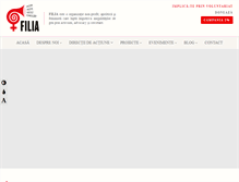 Tablet Screenshot of centrulfilia.ro